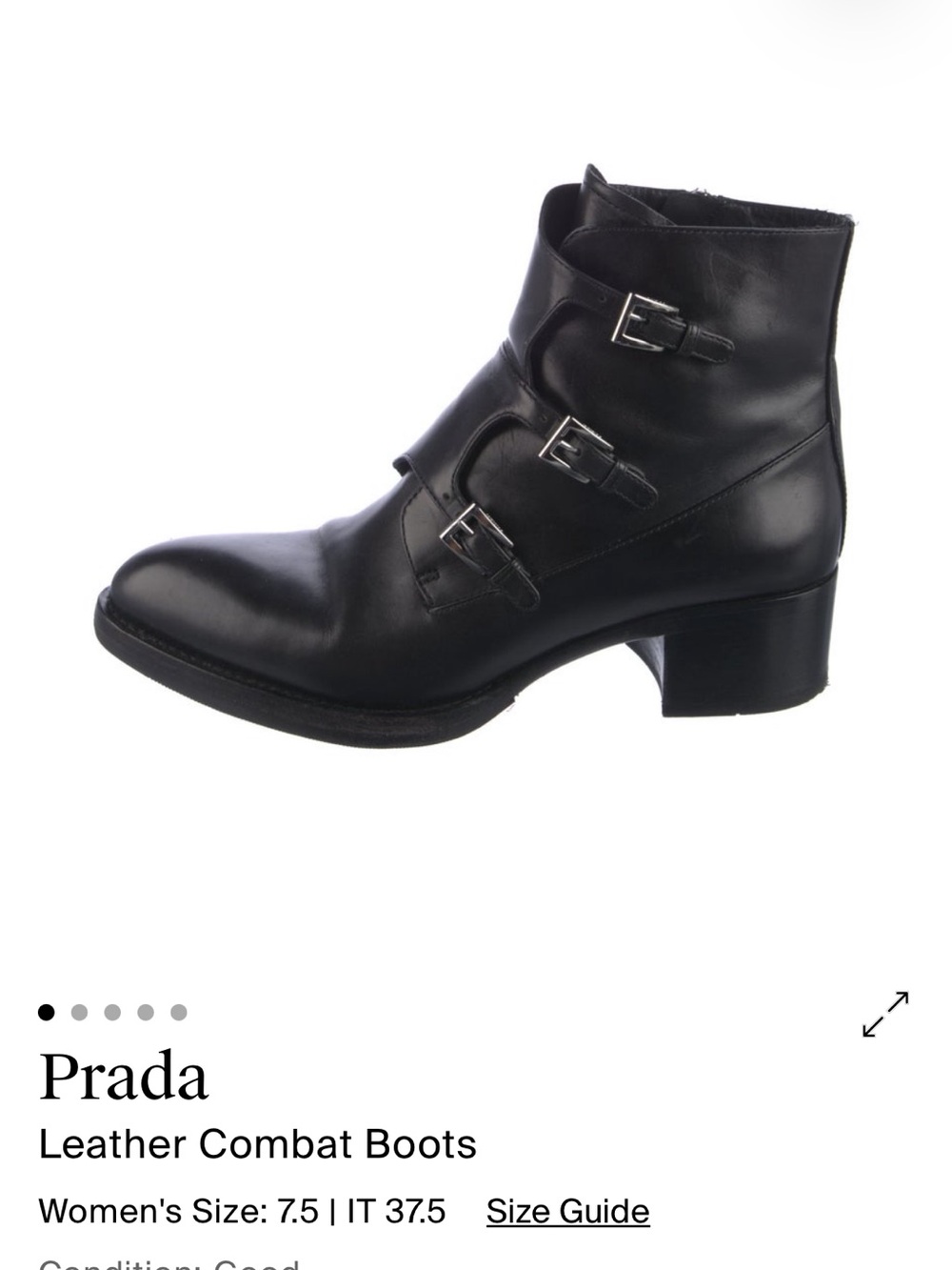 PRADA women’s combat boots - Picture 7 of 7